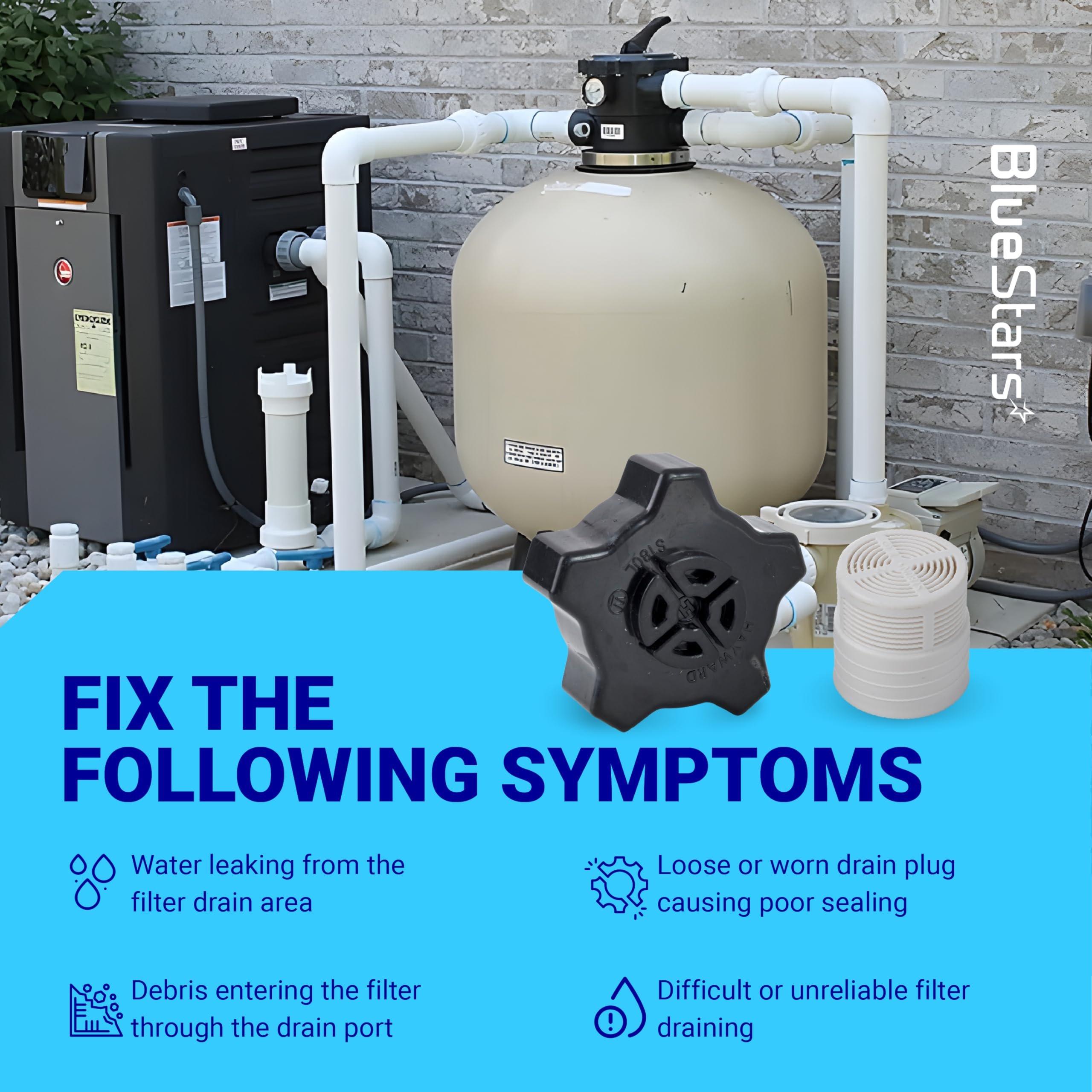 [Lifetime Warranty] SX180LA Pool Sand Filter Drain Cap Assembly - Compatible with Hayward SX180LA for Hayward Pro-Series and Pro-Series Plus Sand Filters S180T S210T S220T S230T S244T S311SX S311SXV S360SX image 6