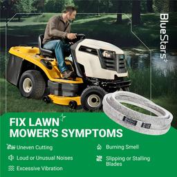 [Lifetime Warranty] 754-0642 Deck Belt - for 54-inch Deck Cub Cadet GT1554 LT1554 SLTX1054 SLT1554 LGT1054 MTD Troy-Bilt Toro - Replace 954-0642 112-0933 784322 Lawn Mower | 5/8” x 138” thumbnail 6