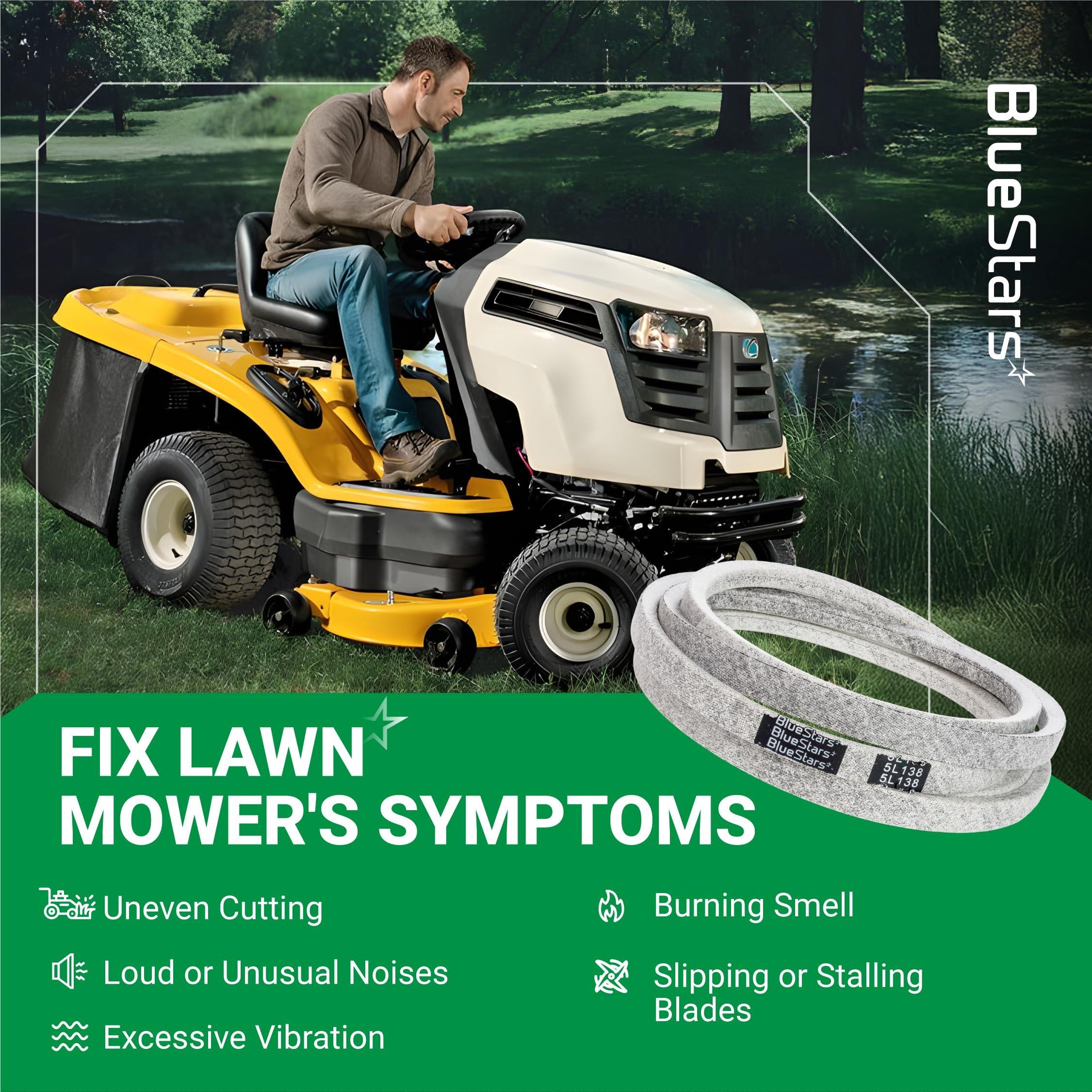 [Lifetime Warranty] 754-0642 Deck Belt - for 54-inch Deck Cub Cadet GT1554 LT1554 SLTX1054 SLT1554 LGT1054 MTD Troy-Bilt Toro - Replace 954-0642 112-0933 784322 Lawn Mower | 5/8” x 138” image 6