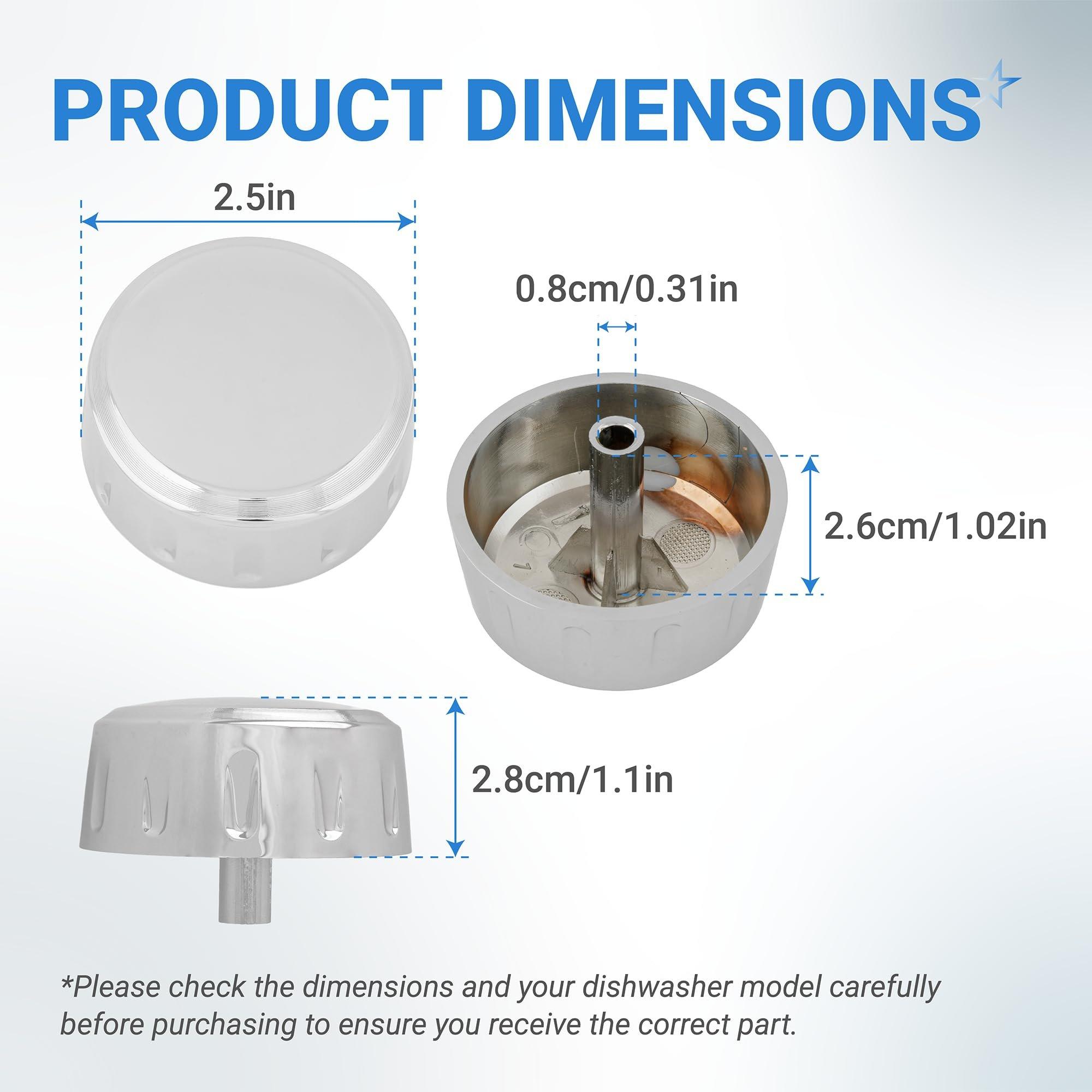 [Lifetime Warranty] WE01X21167 Control Knob Replacement - Compatible with GE Dryer & Washer GFW450SSM1WW GFW450SPM1DG GFDS170GH0WW - Replaces PS11725223 AP5986370 4392876 WH11X23474 image 1