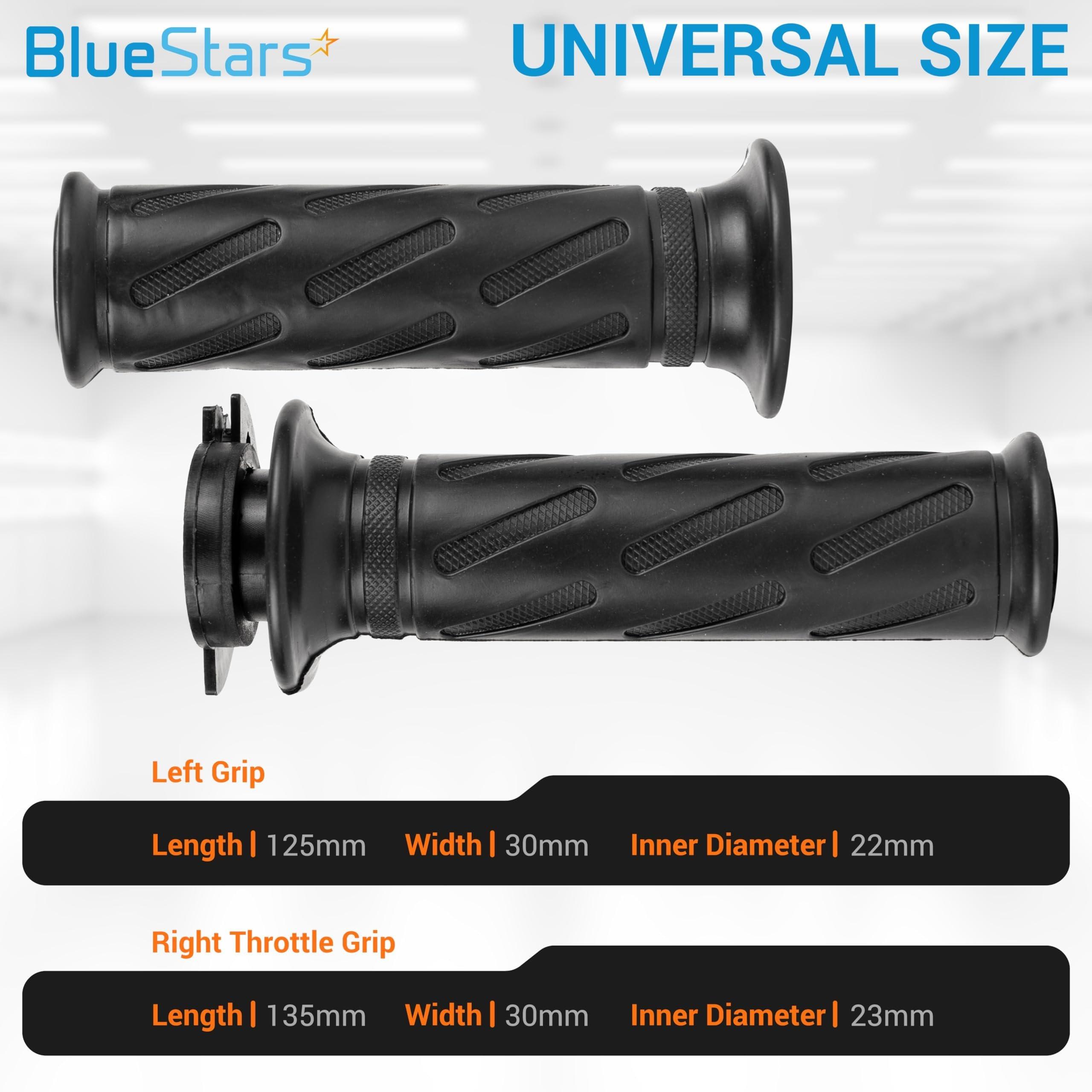 [Lifetime Warranty] 57110-29G02-291 & 57211-22D02-291 Motorcycle Hand Grips - Compatible with Suzuki GSX-R600 GSX-R750 GSX-R1000 AN400 SV650 DL650 TU250X - Nonslip Comfortable Durable Rubber image 5