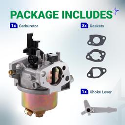 [Lifetime Warranty] 951-12785 Carburetor Kit - Compatible with Troy Bilt Tiller Super Bronco Rototiller 208cc Cub Cadet RT65 751-12785 C46540 46515 Generator Troy Bilt OHV 208CC 212CC Engine Parts thumbnail 2
