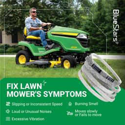 [Lifetime Warranty] M174994 Mower Deck Belt Replacement - for 42-inch Deck John Deere X330 X350 X354 X370 Lawn Mower | Heavy-Duty Aramid Cord | 1/2" x 144.8" thumbnail 6