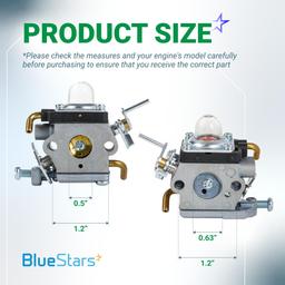 [Lifetime Warranty] 574386701 Carburetor - Compatible with Husqvarna 122LK 122LD 122LDX 122C WeedEater 2-Cycle 22cc Gas String Trimmer 581734301 with Adjustment Tool Air Fuel Filter thumbnail 3