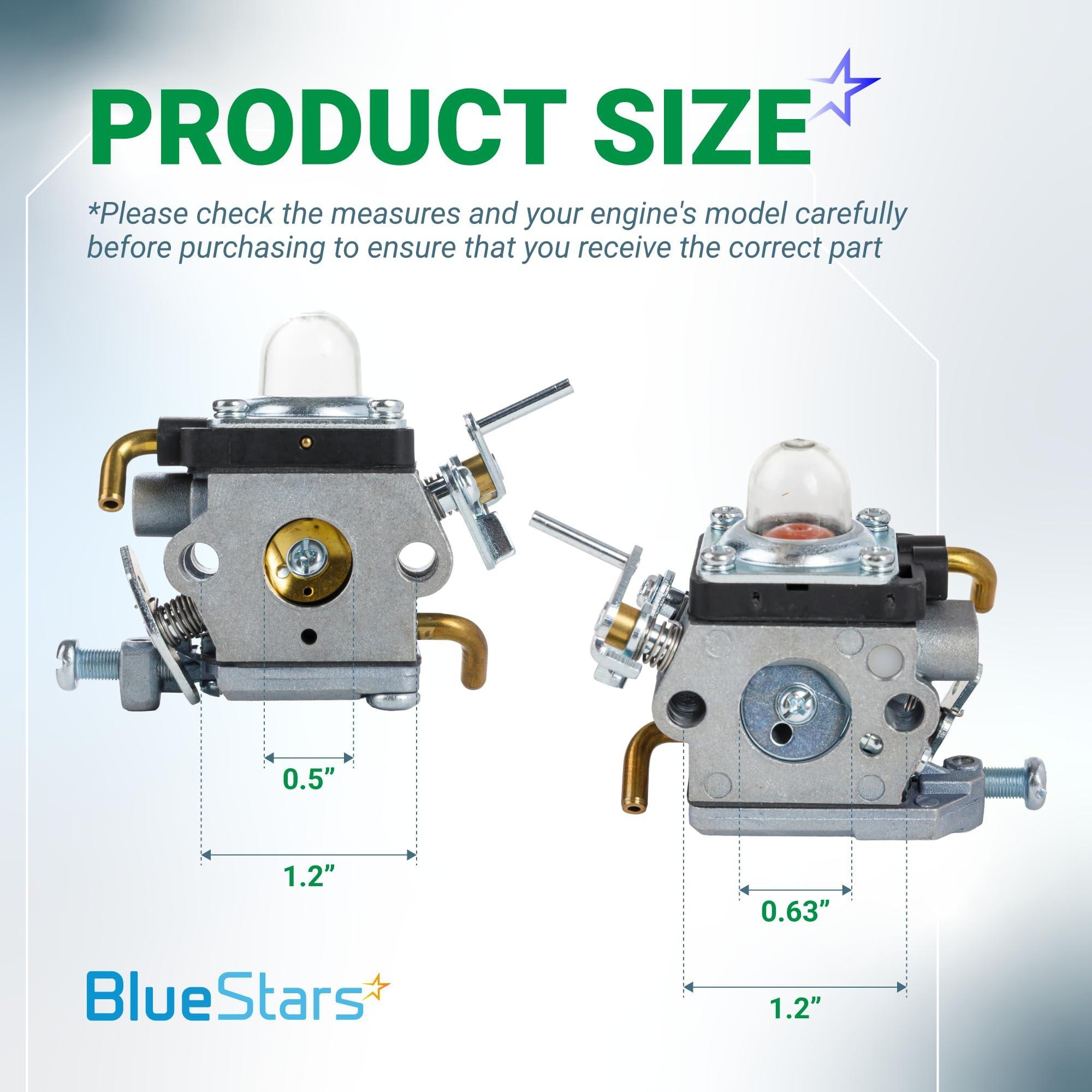 [Lifetime Warranty] 574386701 Carburetor - Compatible with Husqvarna 122LK 122LD 122LDX 122C WeedEater 2-Cycle 22cc Gas String Trimmer 581734301 with Adjustment Tool Air Fuel Filter image 3