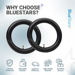 [Lifetime Warranty] 12/12.5 x 1.75/2.25 Inner Tubes with Bent Valve - Heavy-Duty 2mm Butyl Rubber - Replacement for Electric Scooters E-Bike Bicycle Tires - Pack of 2 thumbnail 8