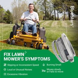 [Lifetime Warranty] 954-04138A Mower Deck Belt - for 54-inch Deck Cub Cadet RZT 54 Craftsman ZTL8000 MTD White Outdoor ZT54 Zero Turn Mowers - Replaces 954-04138 754-04138A 754-04138 | 5/8" x 143" thumbnail 6