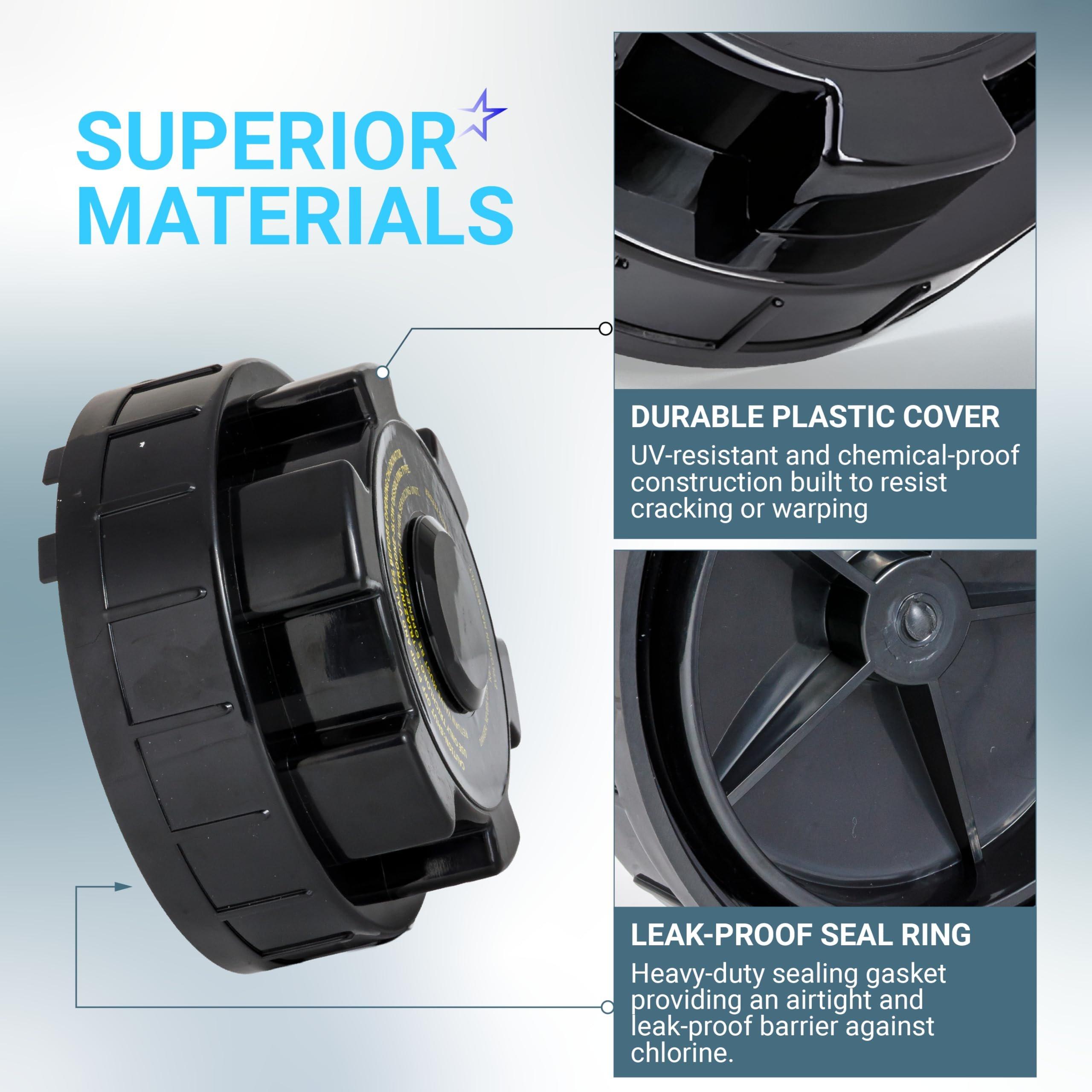 [Lifetime Warranty] Chlorinator Cover - Compatible with Hayward Cl200 CL220 Automatic Chlorinator Feeder - Made of Heavy-Duty ABS Plastic image 3