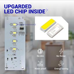 [Lifetime Warranty] 2 PCS W10515057 & 1 PCS W10515058 Refrigerator LED Light - Compatible with Whirlpool WRS322FDAB00 WRS322FDAB01 Kenmore 10651729410 10641129211 Maytag MSB27C2XAM00 MSB27C2XAW00 Refrigerator thumbnail 3