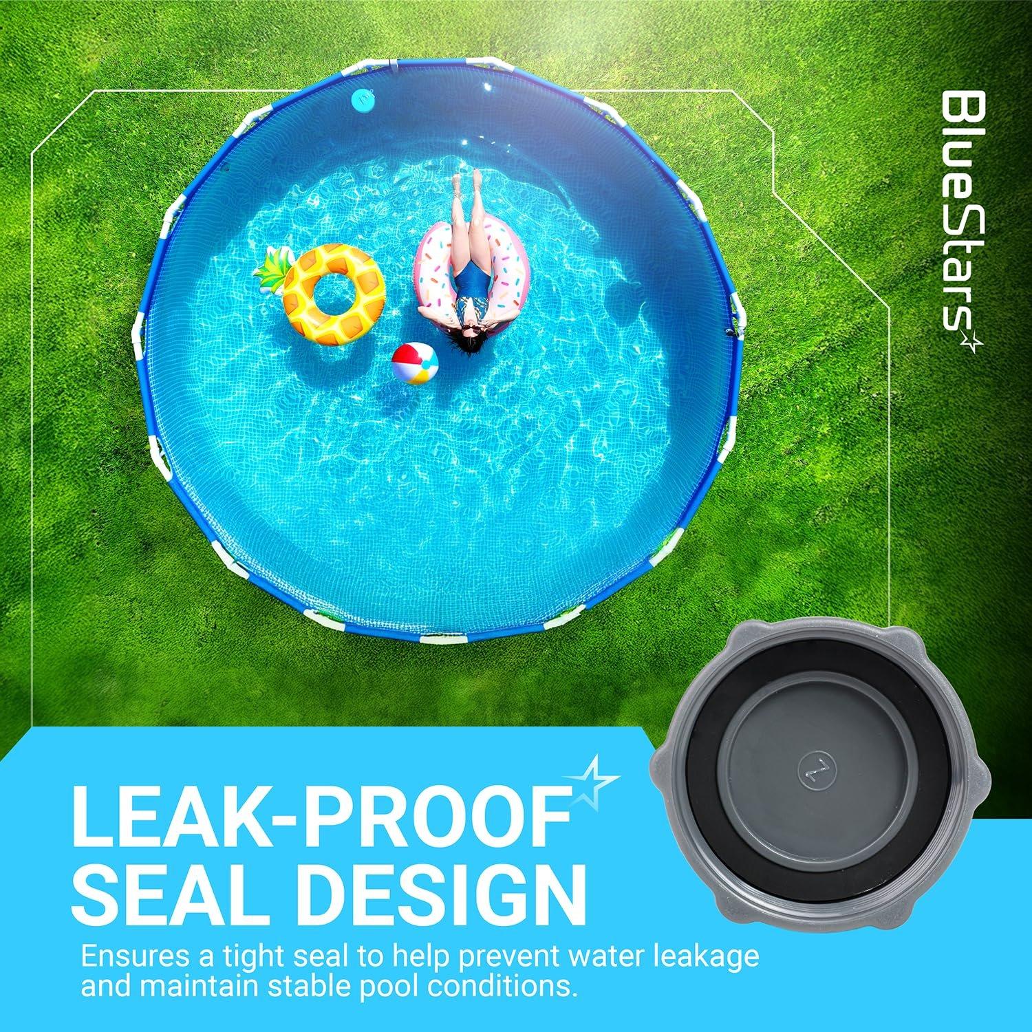 [Lifetime Warranty] P01006 Pool Drain Valve Cap Replacement for Coleman Above Ground Pools - Compatible with P01006 P01010 P6H1158ASS16 - Heavy Duty Leak-Proof Pool Drain Cap with Rubber Seal image 5
