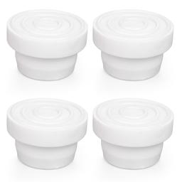 [Lifetime Warranty] Pool Ladder Bumpers for Inground Pool - Rubber Pool Ladder End Caps fit 1.9" Standard Tubing - White Inside Plug Protective Bumper Pool Step Covers, Inground Pool Ladder - Pack of 4 thumbnail 1