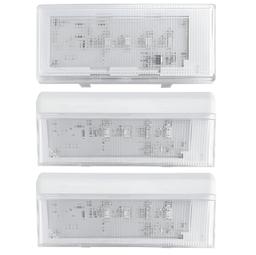 [Lifetime Warranty] 2 PCS W10515057 & 1 PCS W10515058 Refrigerator LED Light - Compatible with Whirlpool WRS322FDAB00 WRS322FDAB01 Kenmore 10651729410 10641129211 Maytag MSB27C2XAM00 MSB27C2XAW00 Refrigerator thumbnail 0