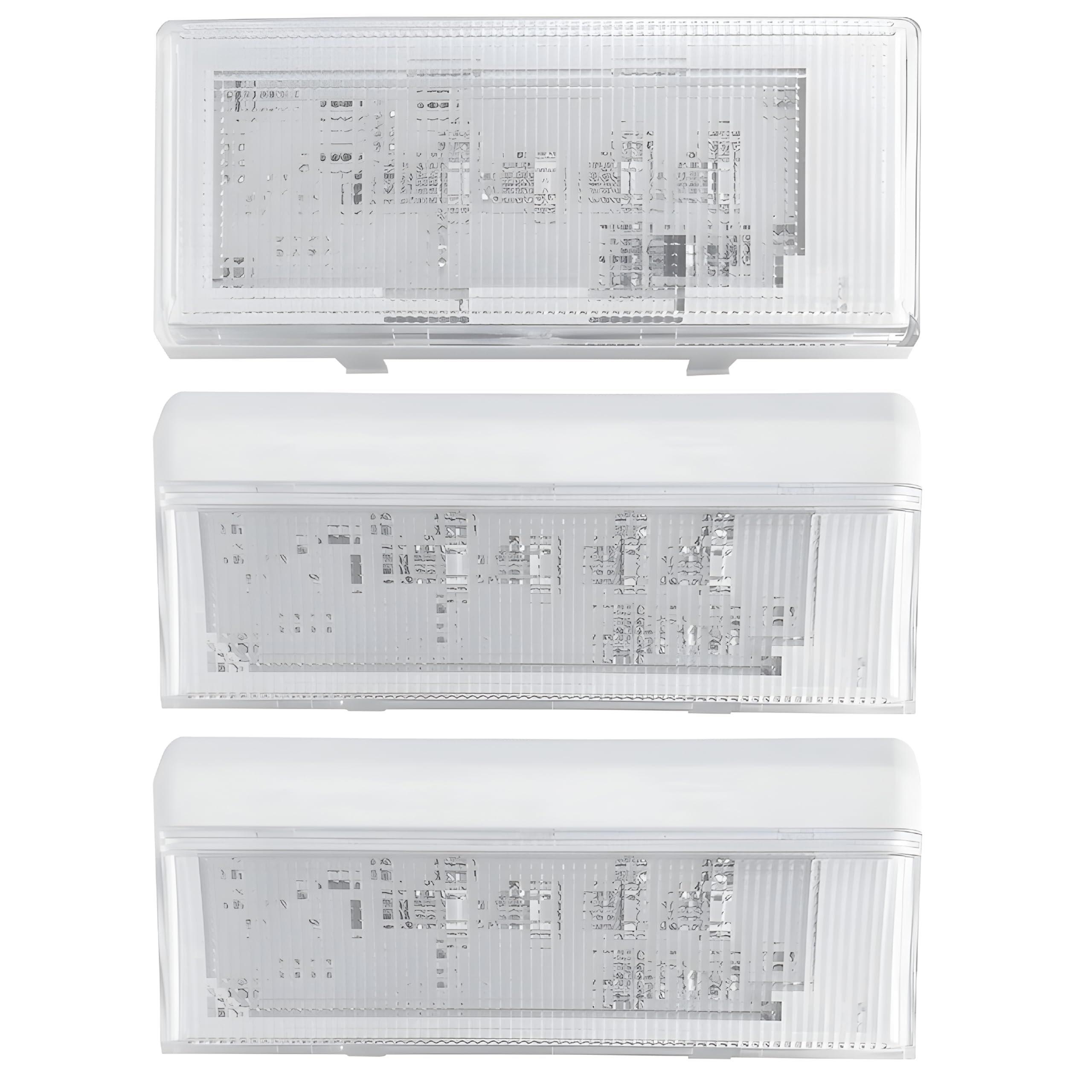 [Lifetime Warranty] 2 PCS W10515057 & 1 PCS W10515058 Refrigerator LED Light - Compatible with Whirlpool WRS322FDAB00 WRS322FDAB01 Kenmore 10651729410 10641129211 Maytag MSB27C2XAM00 MSB27C2XAW00 Refrigerator image 0