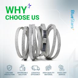 [Lifetime Warranty] 754-04240 954-04240 Mower Deck Belt - for 50” Deck Cub Cadet LTX 1050 LTX1050VT SLTX1050 MTD Craftsman | 162.9" x 0.5" thumbnail 8