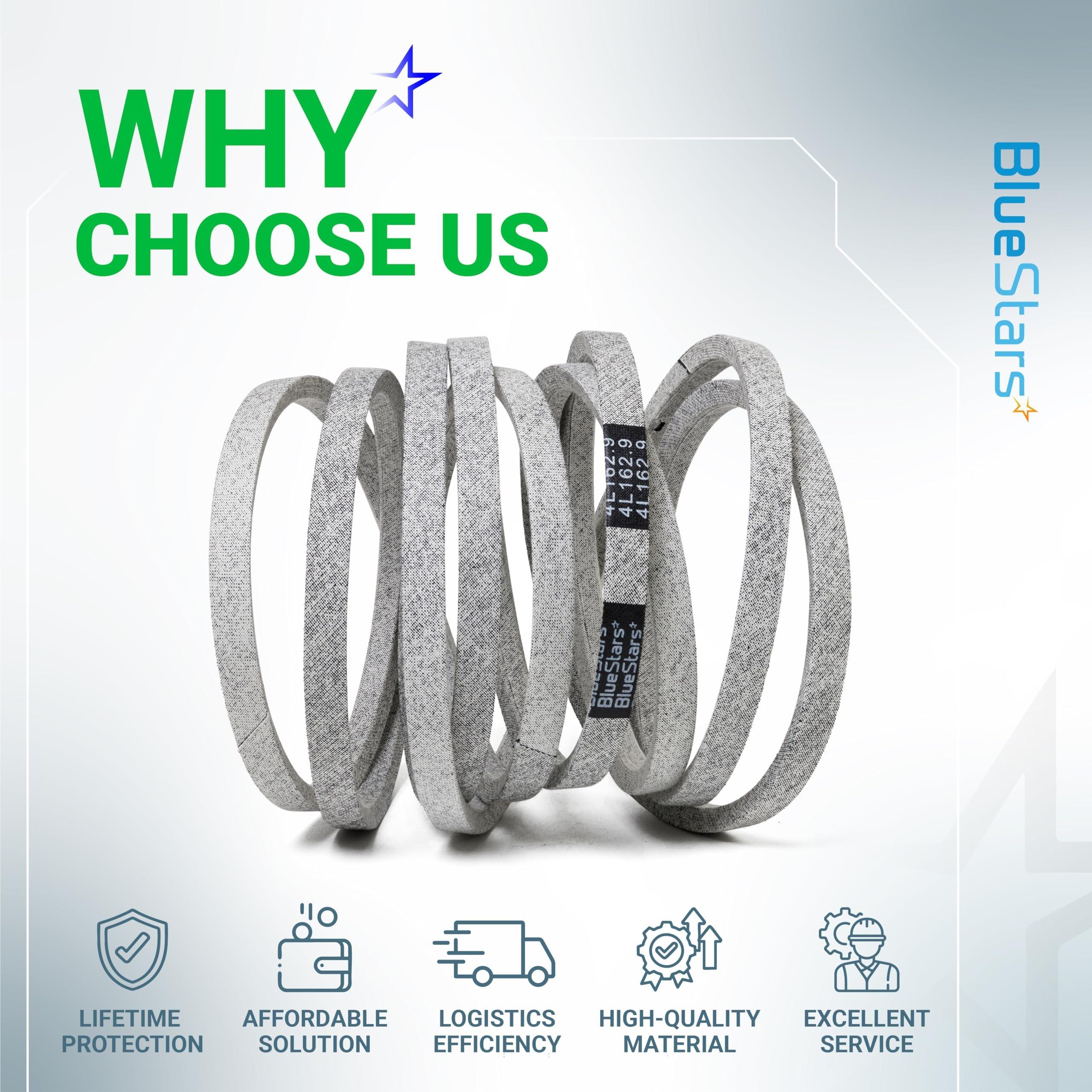 [Lifetime Warranty] 754-04240 954-04240 Mower Deck Belt - for 50” Deck Cub Cadet LTX 1050 LTX1050VT SLTX1050 MTD Craftsman | 162.9" x 0.5" image 8