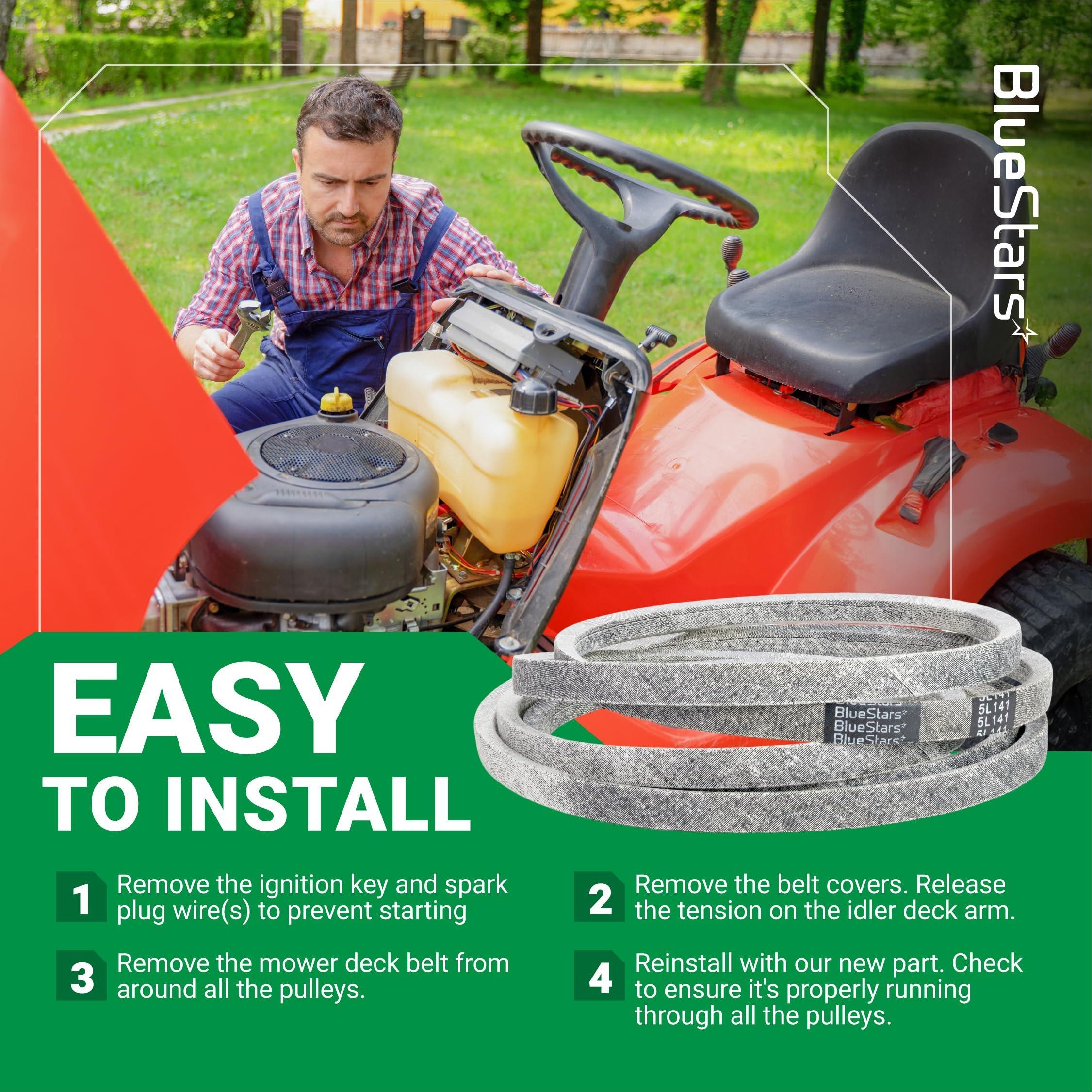 [Lifetime Warranty] 041-4022-00 Deck Belt - for Bad Boy Mowers Compatible with 42-inch CZT, MZ Series, Maverick HD, 54-inch MZ Magnum, 61-inch Outlaw | 5/8” x 141” image 9