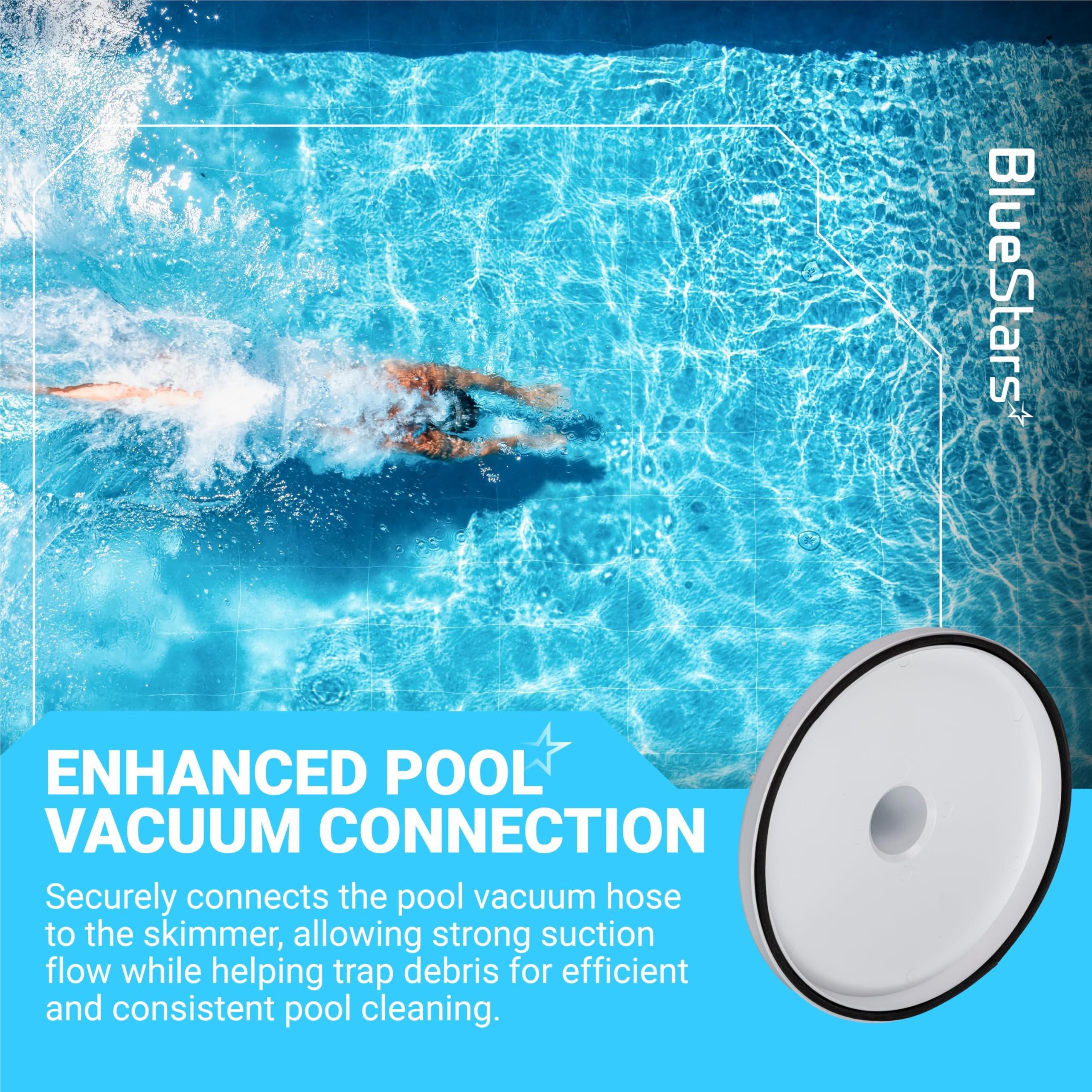 [Lifetime Warranty] SP1106 Pool Skimmer Vacuum Plate - Compatible with Hayward SP1082 1084 1085 1075 Skim Vac In-Ground Pool Skimmer Basket Cover, Hose Adapter Replacement image 6