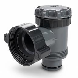[Lifetime Warranty] Plunger Valve for Intex Pool, 38mm Pool Pump Plunger Valve Connection, 1.5 Inch On Off 1 1/2" Above Ground Filter Replacement, 1.5" Hose Support, Fits 1500 2500 4000 GPH Drain Pump thumbnail 0