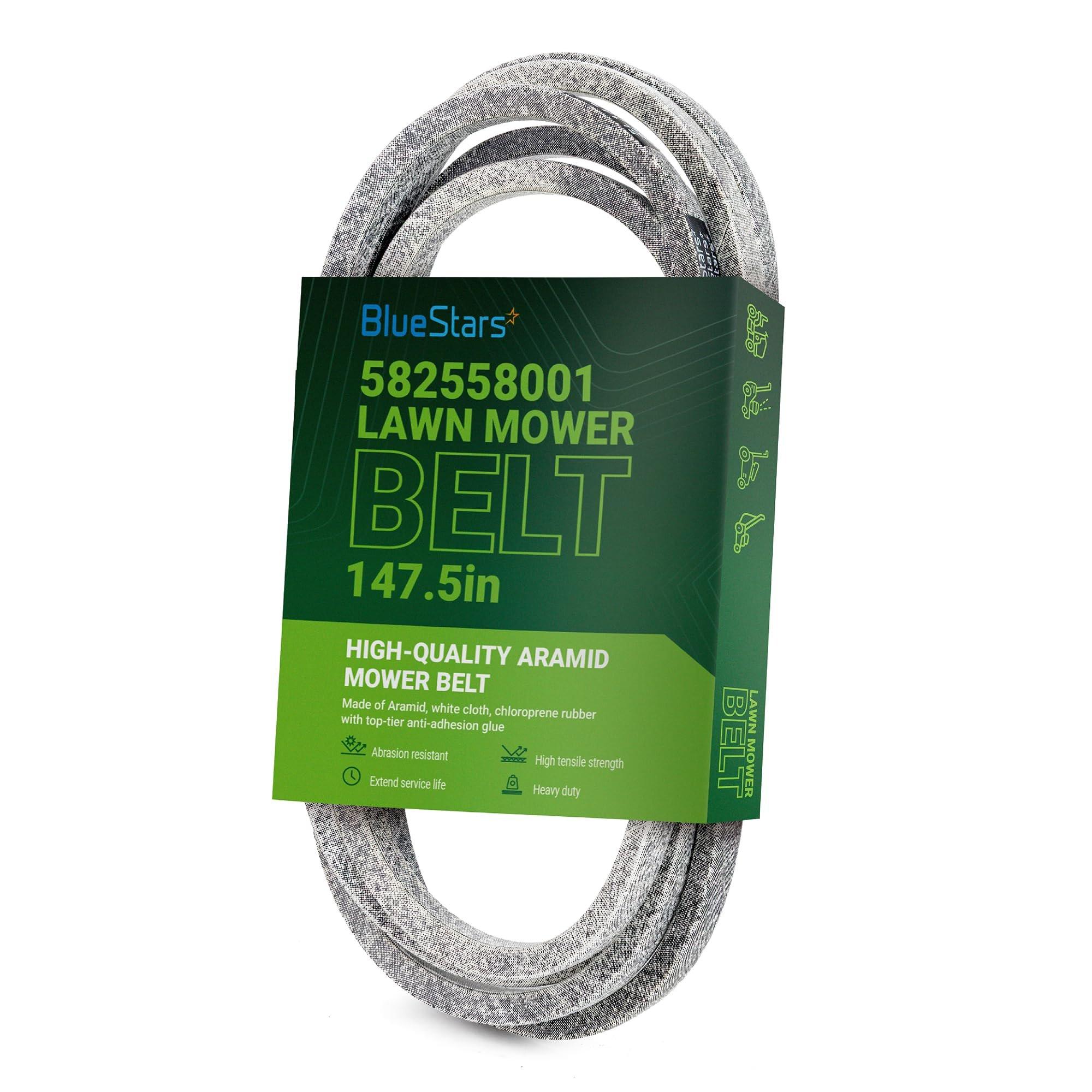 [Lifetime Warranty] 582558001 Deck Belt Replacement for 48 Inch Deck Husqvarna Z248F 48" Zero-Turn Mowers RedMax RZT48 Jonsered Z48F | Aramid Cord | 5/8" x 147.5" image 0