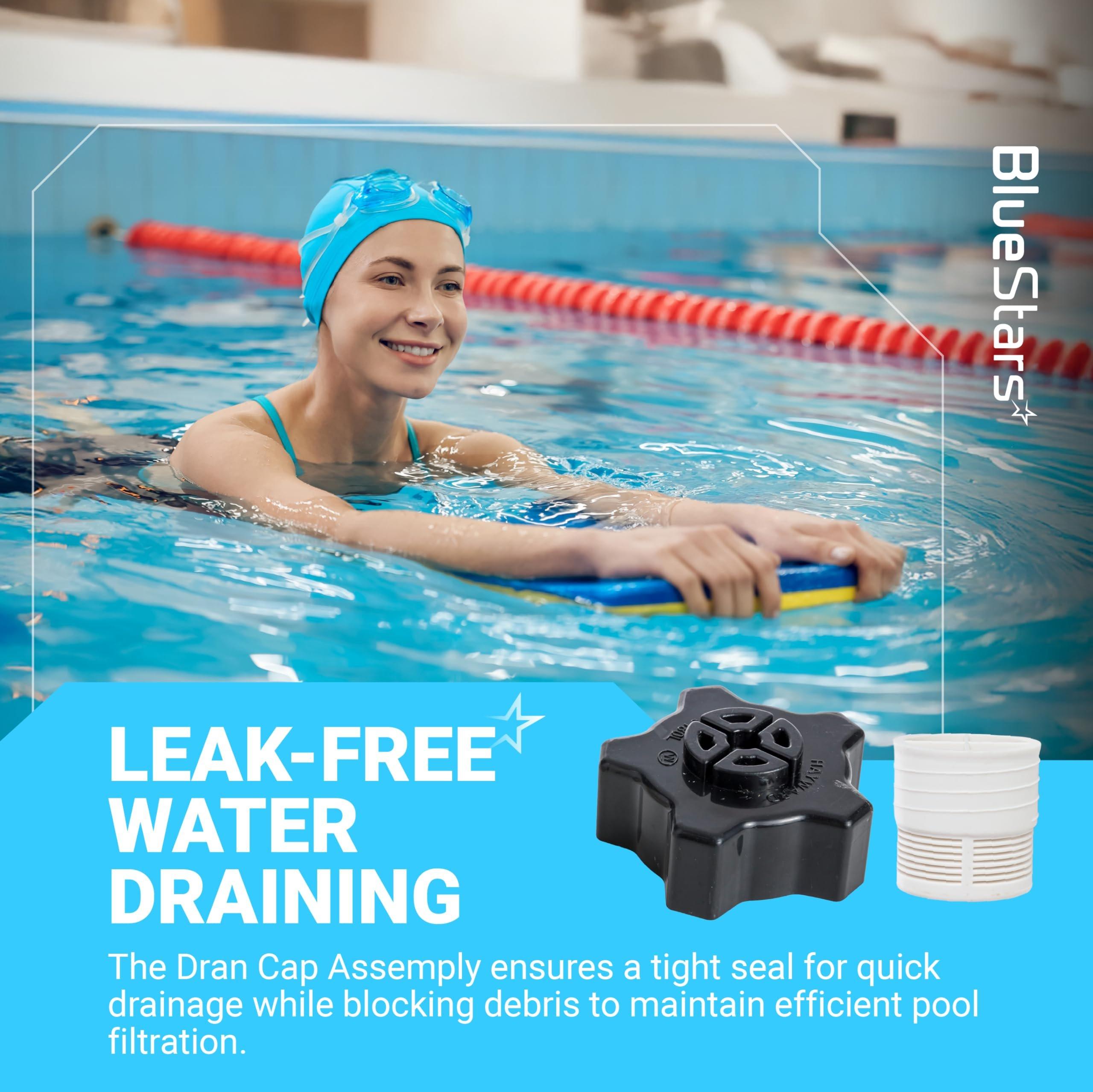 [Lifetime Warranty] SX180LA Pool Sand Filter Drain Cap Assembly - Compatible with Hayward SX180LA for Hayward Pro-Series and Pro-Series Plus Sand Filters S180T S210T S220T S230T S244T S311SX S311SXV S360SX image 2