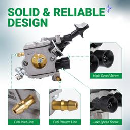 [Lifetime Warranty] Carburetor BR350 BR350Z - Compatible with Stihl BR430 BR450 SR430 SR450 Backpack Blower - Replace4244 120 0606, Carb Repair Kit Compatible with Zama C1Q-S210 C1Q-S210B C1Q-S209C thumbnail 4