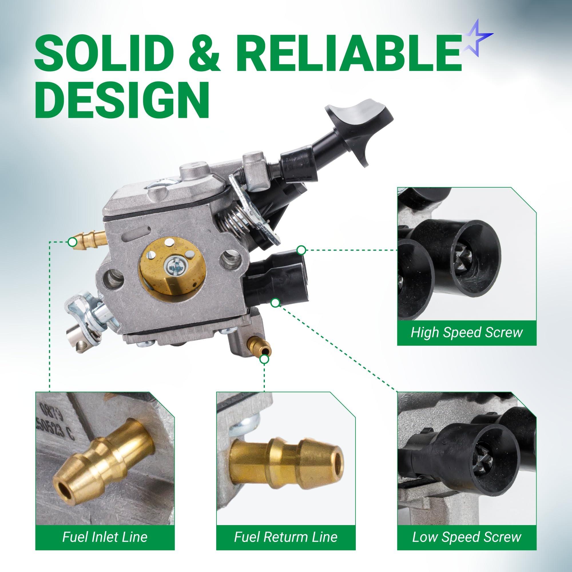 [Lifetime Warranty] Carburetor BR350 BR350Z - Compatible with Stihl BR430 BR450 SR430 SR450 Backpack Blower - Replace4244 120 0606, Carb Repair Kit Compatible with Zama C1Q-S210 C1Q-S210B C1Q-S209C image 4