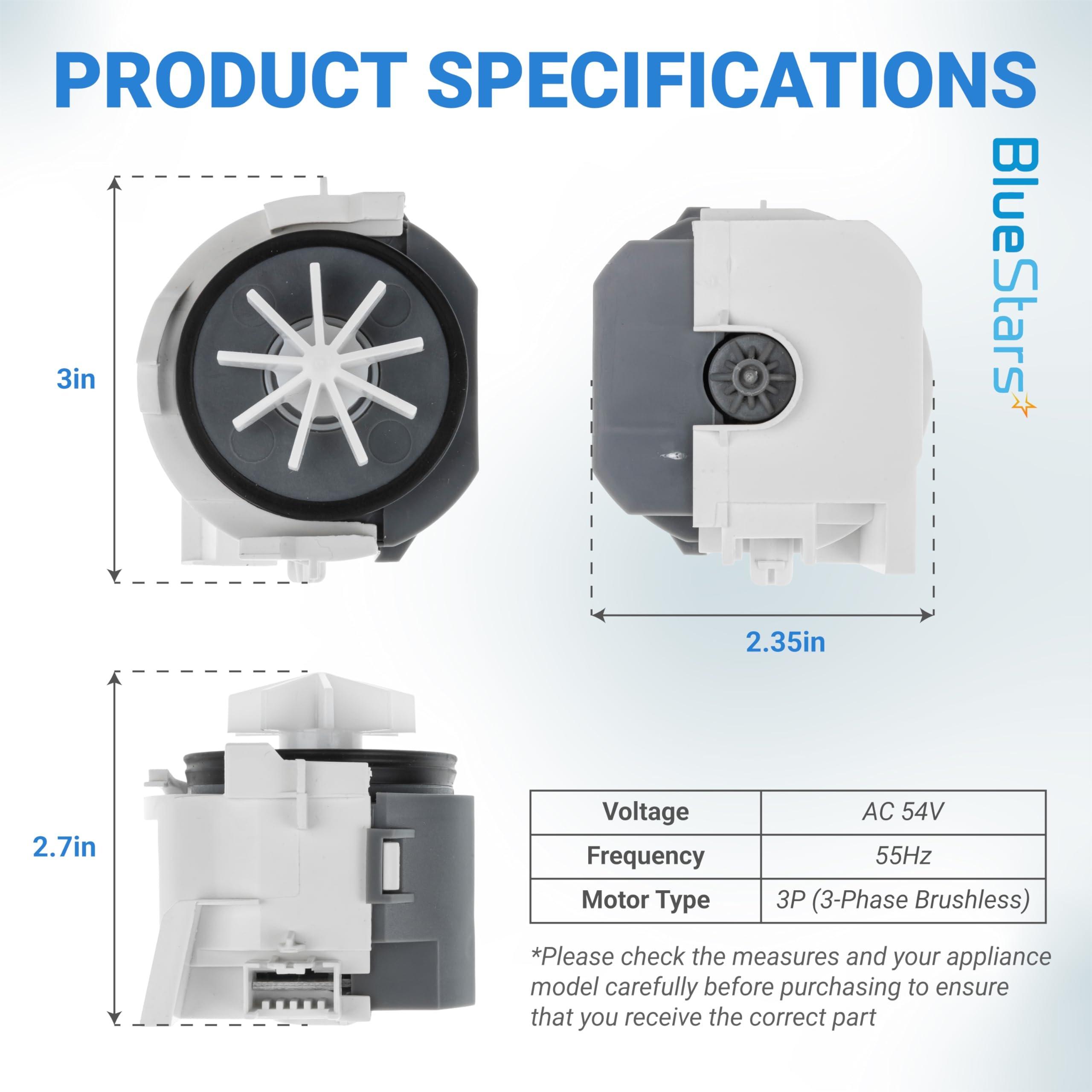 [Lifetime Warranty] 00631200 Dishwasher Drain Pump Motor Assembly Compatible with Bosch Thermador Dishwasher - 631200 Dishwasher Replacement Part PS11704799 AP5972147 1208028 4578287 image 1