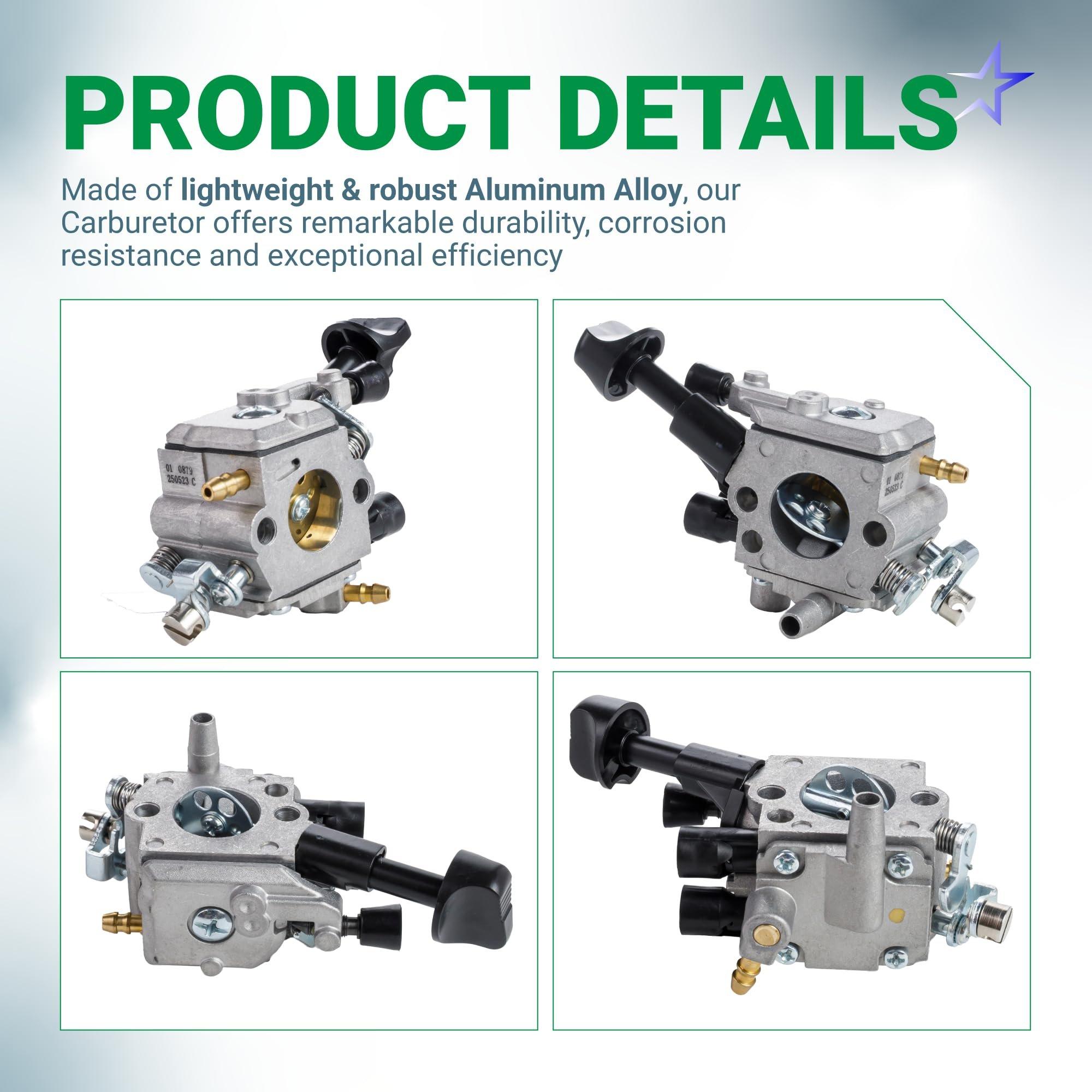 [Lifetime Warranty] Carburetor BR350 BR350Z - Compatible with Stihl BR430 BR450 SR430 SR450 Backpack Blower - Replace4244 120 0606, Carb Repair Kit Compatible with Zama C1Q-S210 C1Q-S210B C1Q-S209C image 5