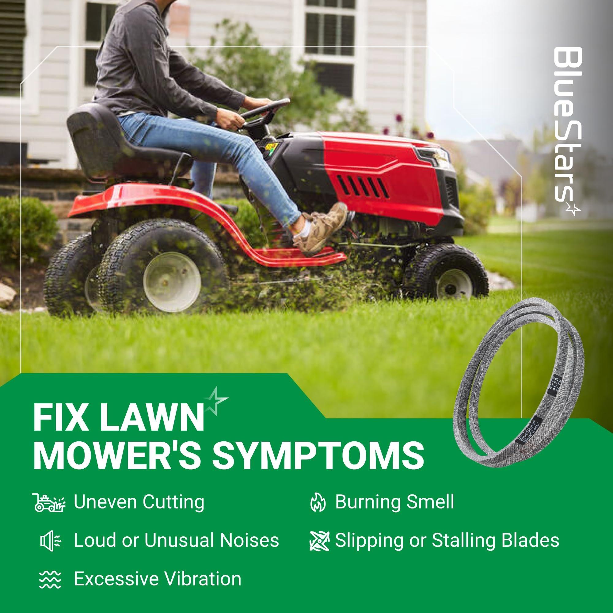 [Lifetime Warranty] 954-0349 Deck Belt - for 46-inch Cub Cadet 1180 1212 1800 Troy-Bilt Super Bronco 14AB809H063 MTD Toro LX460 - Replaces 754-0349 112-0317 Lawn Mower | 1/2” x 79” image 6