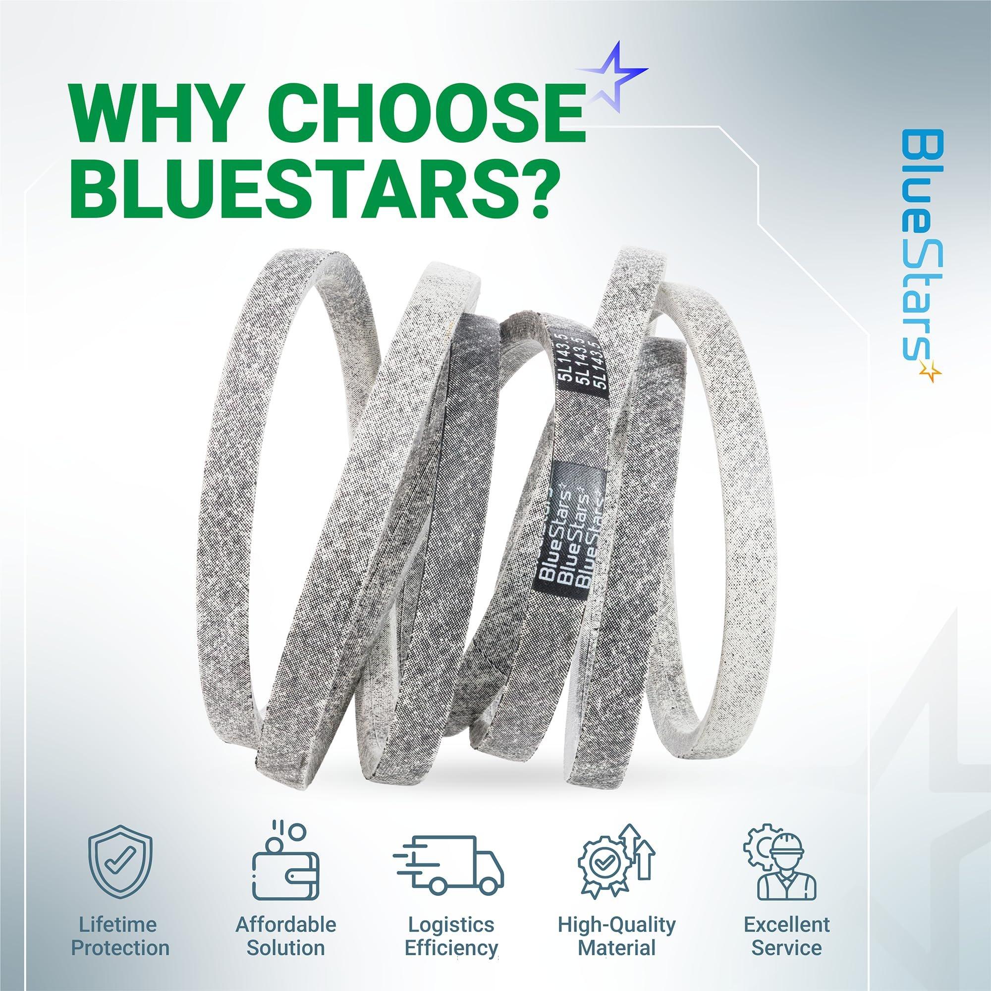 [Lifetime Warranty] 954-05078 Deck Belt Replacement for Cub Cadet 50-inch Deck ZT1 50 RZT 490-501-C070 Troy Bilt Mustang 754-05078 490-501-M070 Craftsman Z550 Z5600 Zero-Turn Mowers | 5/8 x 143.5 image 10