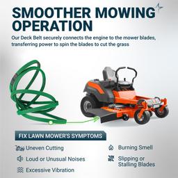 [Upgraded Grip120] BlueStars 539114557 Deck Belt for 52" 54" Deck Husqvarna Z254 RZ5424 Z5426 Poulan Jonsered Dixon Zero Turn Mowers - Replaces 539114557 1-653368 653368 | Aramid Cord | 5/8" x 154" thumbnail 8
