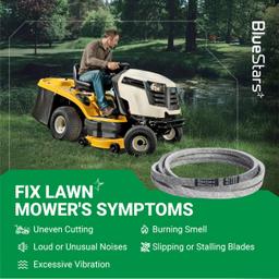 [Lifetime Warranty] 954-04153 Deck Belt - for 46-inch Cub Cadet LT1045 LT1046 i1046 Z-Force S46 - Replaces 754-04153 954-04153A 754-04153A OCC-754-04153 Lawn Mower | 1/2” x 122” thumbnail 6