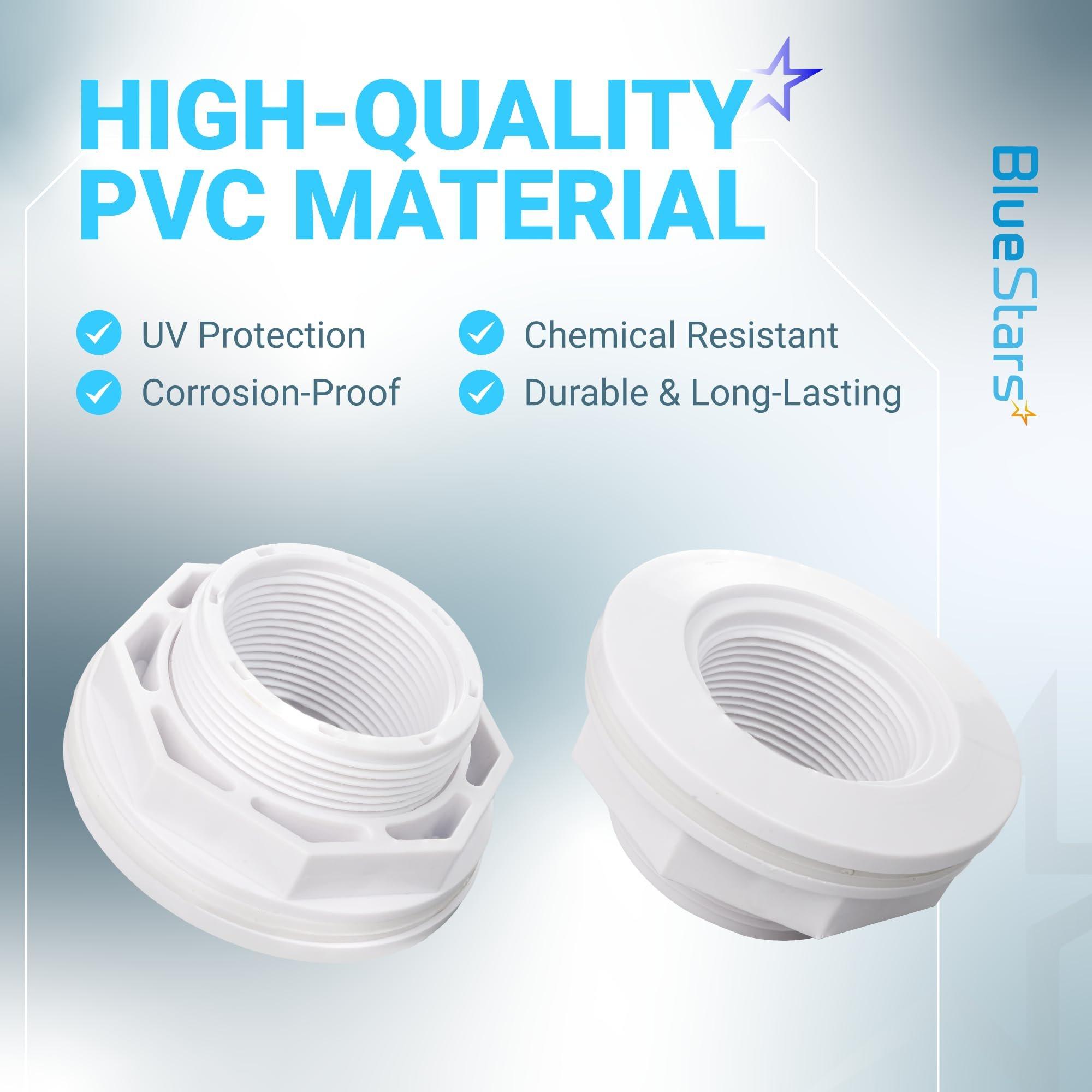 [Lifetime Warranty] SP1023 Pool Inlet Return Fitting for Hayward Above Ground Pool - 1-1/2" FIP Return Fitting with Locknut and Gasket & SP1419D Directional Flow Eyeball Jet - Pool Accessories - Pack of 2 image 7