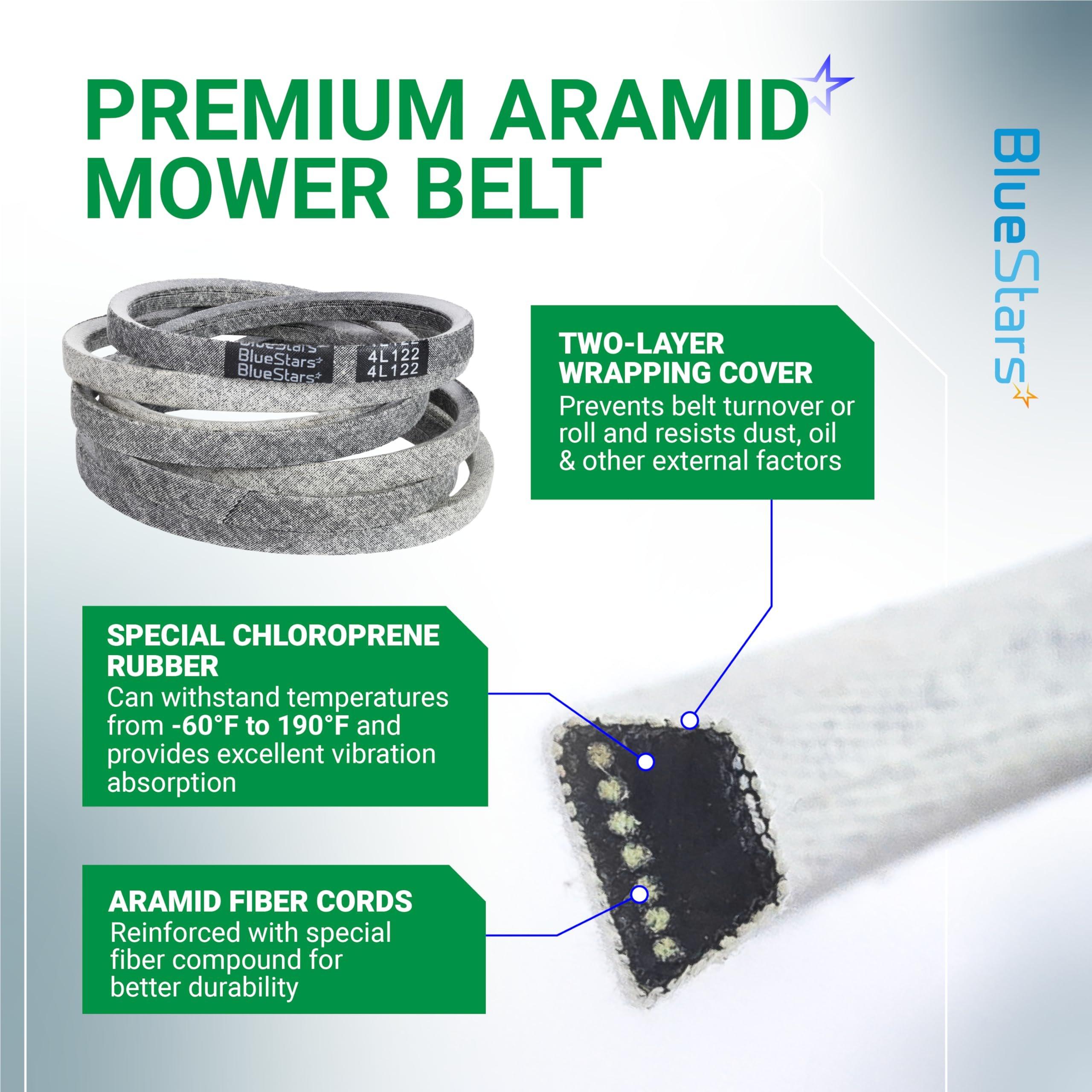 [Lifetime Warranty] 954-04153 Deck Belt - for 46-inch Cub Cadet LT1045 LT1046 i1046 Z-Force S46 - Replaces 754-04153 954-04153A 754-04153A OCC-754-04153 Lawn Mower | 1/2” x 122” image 5