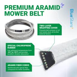 [Lifetime Warranty] 110-6871 Mower Deck Belt - for 42-inch Deck Toro TimeCutter Z4200 74360 74380 Z4220 74363 Z4235 74365 74366 Z4202 Lawn Boy 81270 Z3400HLX 1106871 Zero Turn Mower | 1/2" x 112" thumbnail 5