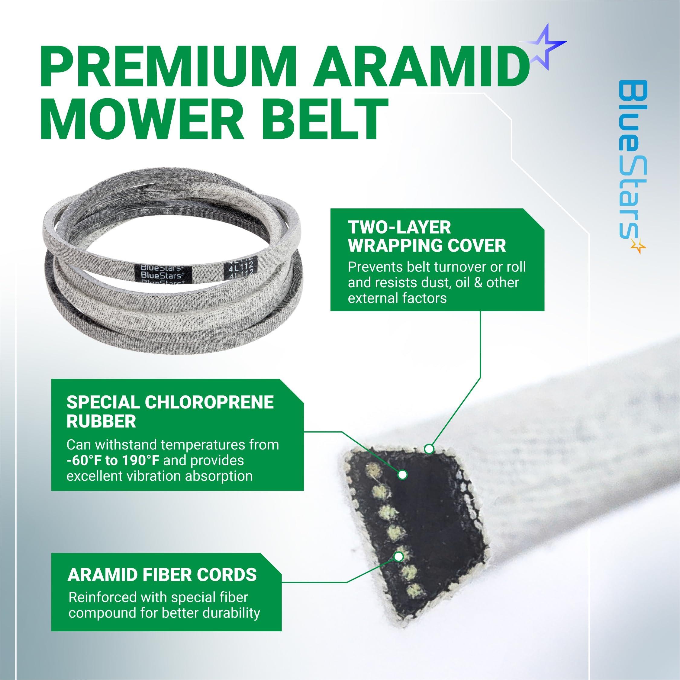 [Lifetime Warranty] 110-6871 Mower Deck Belt - for 42-inch Deck Toro TimeCutter Z4200 74360 74380 Z4220 74363 Z4235 74365 74366 Z4202 Lawn Boy 81270 Z3400HLX 1106871 Zero Turn Mower | 1/2" x 112" image 5