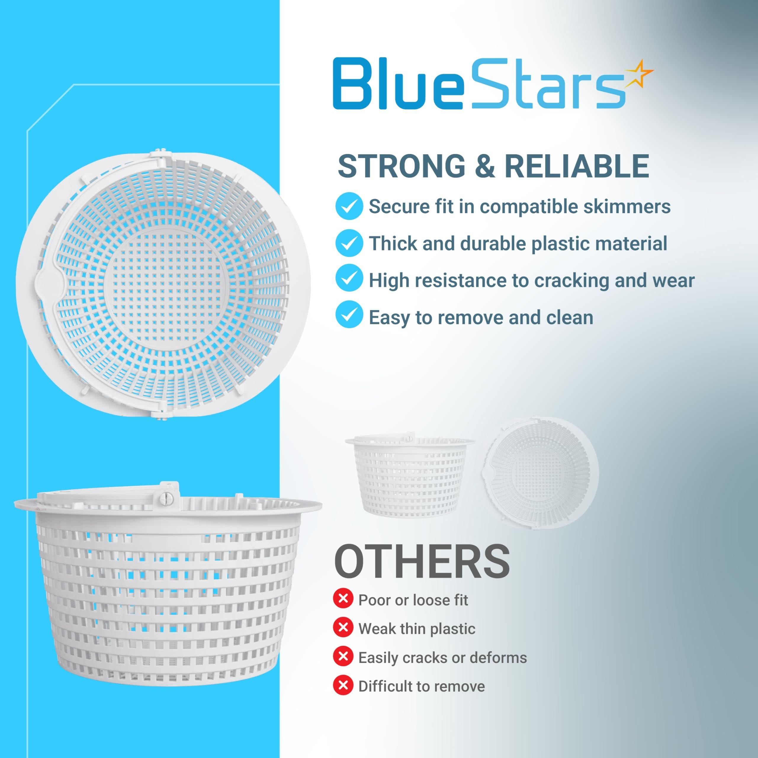 [Lifetime Warranty] SPX1091C Skimmer Basket with Handle for Hayward Automatic Skimmers SP1091WM SP1091LX, Dyna-Skim Pool Filter Strainer Basket Replacement, fits Pentair HydroSkim 513330 - Pack of 2 image 7