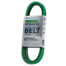 [Lifetime Warranty] [Upgraded Grip120] M154958 Secondary Deck Belt for 48 Inch Mower Deck J-Deere GT235 X300 X320 345 325 180 245 265 GX345 LX280 GT275 - Replaces 954-04055 754-04055 | 5/8" x 111.4" thumbnail 0