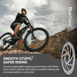 [Lifetime Warranty] 160mm Disc Brake Rotor Stainless Steel Bike Disc Brake Rotor with 6 Bolts - Fit for Road Bike Mountain Bike MTB BMX - Pack of 2 thumbnail 4
