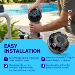 [Lifetime Warranty] Chlorinator Cover - Compatible with Hayward Cl200 CL220 Automatic Chlorinator Feeder - Made of Heavy-Duty ABS Plastic thumbnail 4