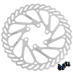 [Lifetime Warranty] 140mm Disc Brake Rotor Stainless Steel Bike Disc Brake Rotor with 6 Bolts - Fit for Road Bike Mountain Bike MTB BMX thumbnail 0