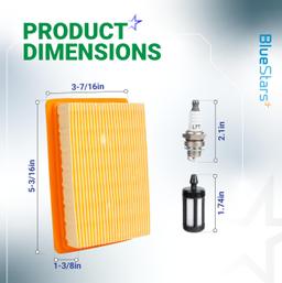 [Lifetime Warranty] BR420 BR340 Carburetor Kit - Compatible with Stihl BR340 BR380 BR400 BR420C BR320 SR320 SR340 SR380 SR400 SR420 Backpack Blower - Replace Stihl 4203-120-0601 thumbnail 8