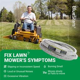 [Lifetime Warranty] 110-6871 Mower Deck Belt - for 42-inch Deck Toro TimeCutter Z4200 74360 74380 Z4220 74363 Z4235 74365 74366 Z4202 Lawn Boy 81270 Z3400HLX 1106871 Zero Turn Mower | 1/2" x 112" thumbnail 6