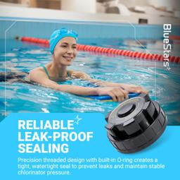 [Lifetime Warranty] Chlorinator Cover - Compatible with Hayward Cl200 CL220 Automatic Chlorinator Feeder - Made of Heavy-Duty ABS Plastic thumbnail 2