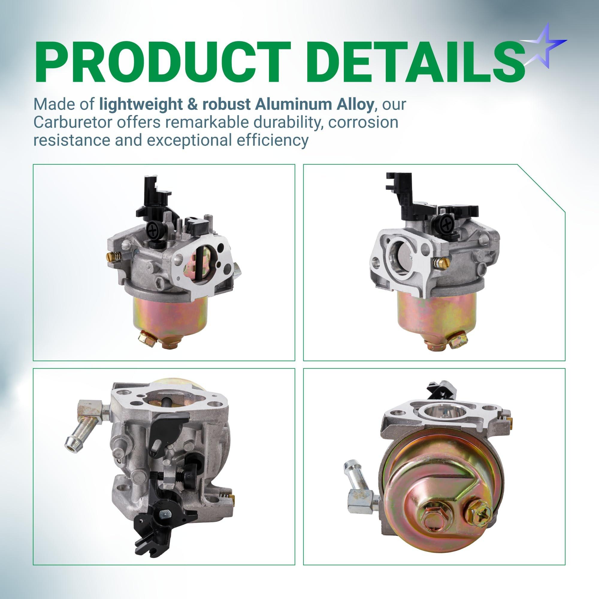 [Lifetime Warranty] 951-12785 Carburetor Kit - Compatible with Troy Bilt Tiller Super Bronco Rototiller 208cc Cub Cadet RT65 751-12785 C46540 46515 Generator Troy Bilt OHV 208CC 212CC Engine Parts image 7