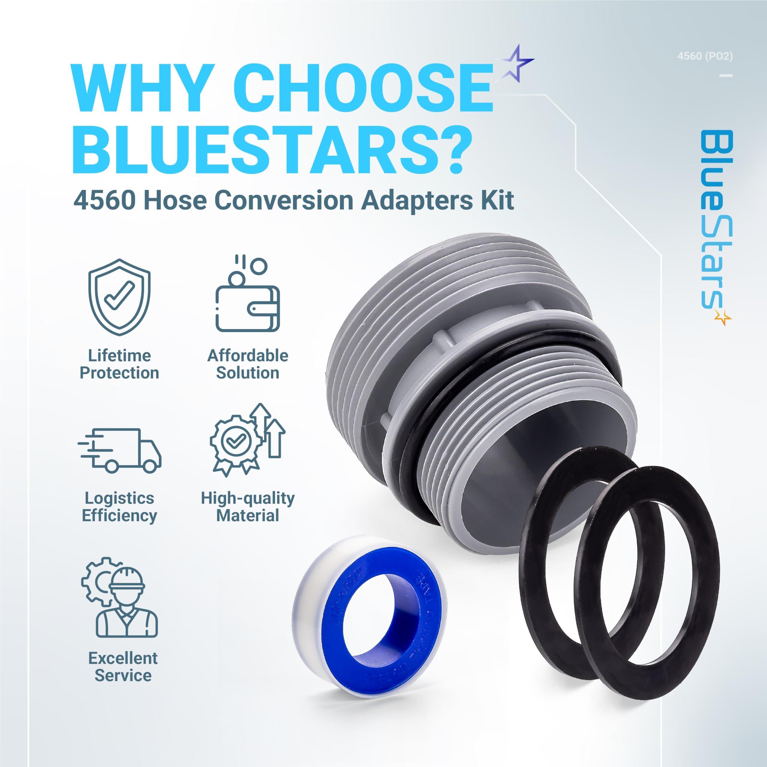 [Lifetime Warranty] 4560 Conversion Adapters Kit - Compatible with Intex Hayward Coleman, Filter Hose Conversion Kit 40mm to 1 1/2 Inch Pool Hose Adapter Fitting, Above Ground Pool Pump Connector - Pack of 4 image 11