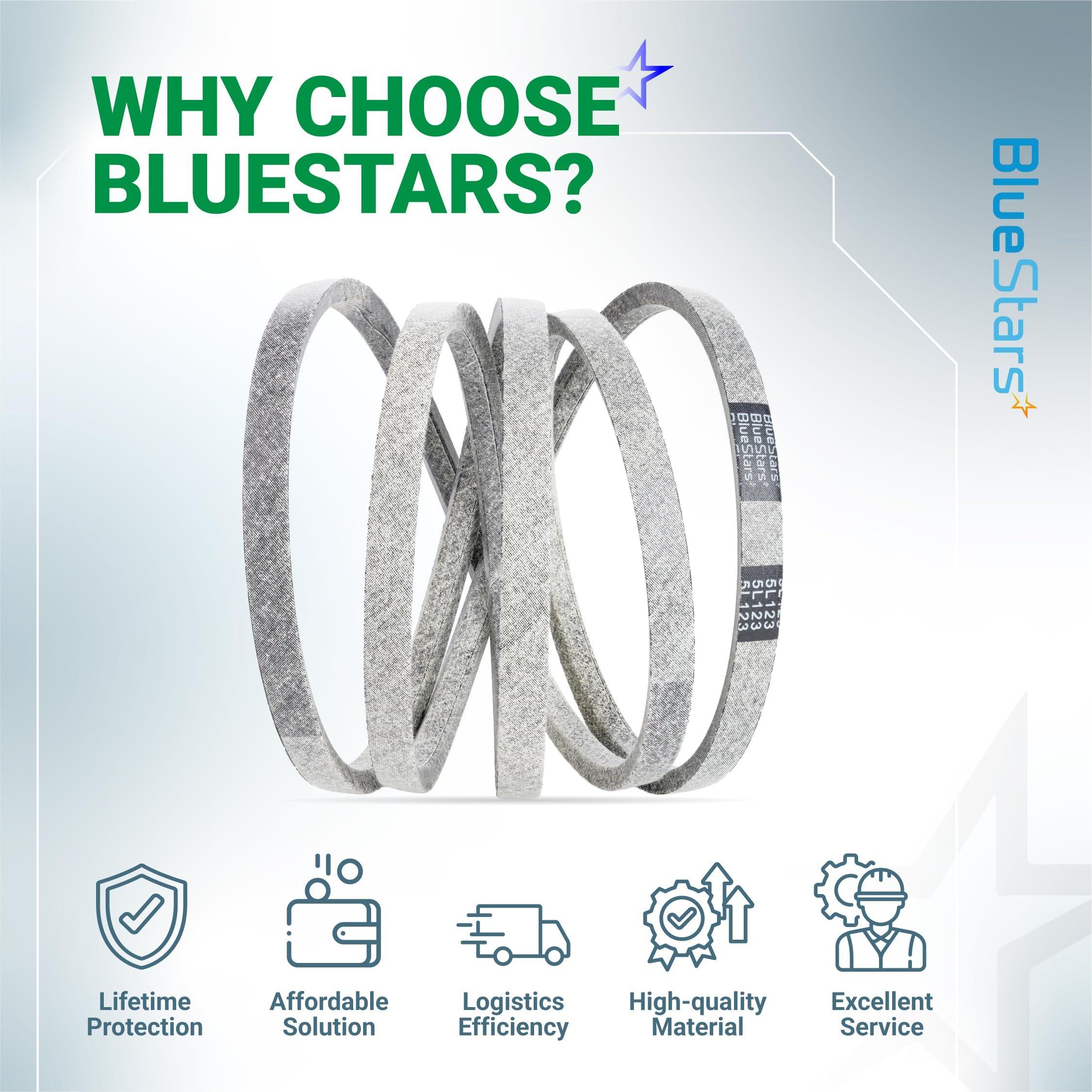 [Lifetime Warranty] 539117245 Deck Belt Replacement for 46 inch Deck Husqvarna Z246 RZ4623 RZ46i RZ4619 RZ4621 Zero-Turn Mowers - Replaces John Deere M118756 | 5/8" x 123" image 10