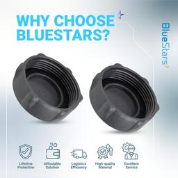 [Lifetime Warranty] P01006 Pool Drain Valve Cap Replacement for Coleman Above Ground Pools - Compatible with P01006 P01010 P6H1158ASS16 - Heavy Duty Leak-Proof Pool Drain Cap with Rubber Seal thumbnail 8