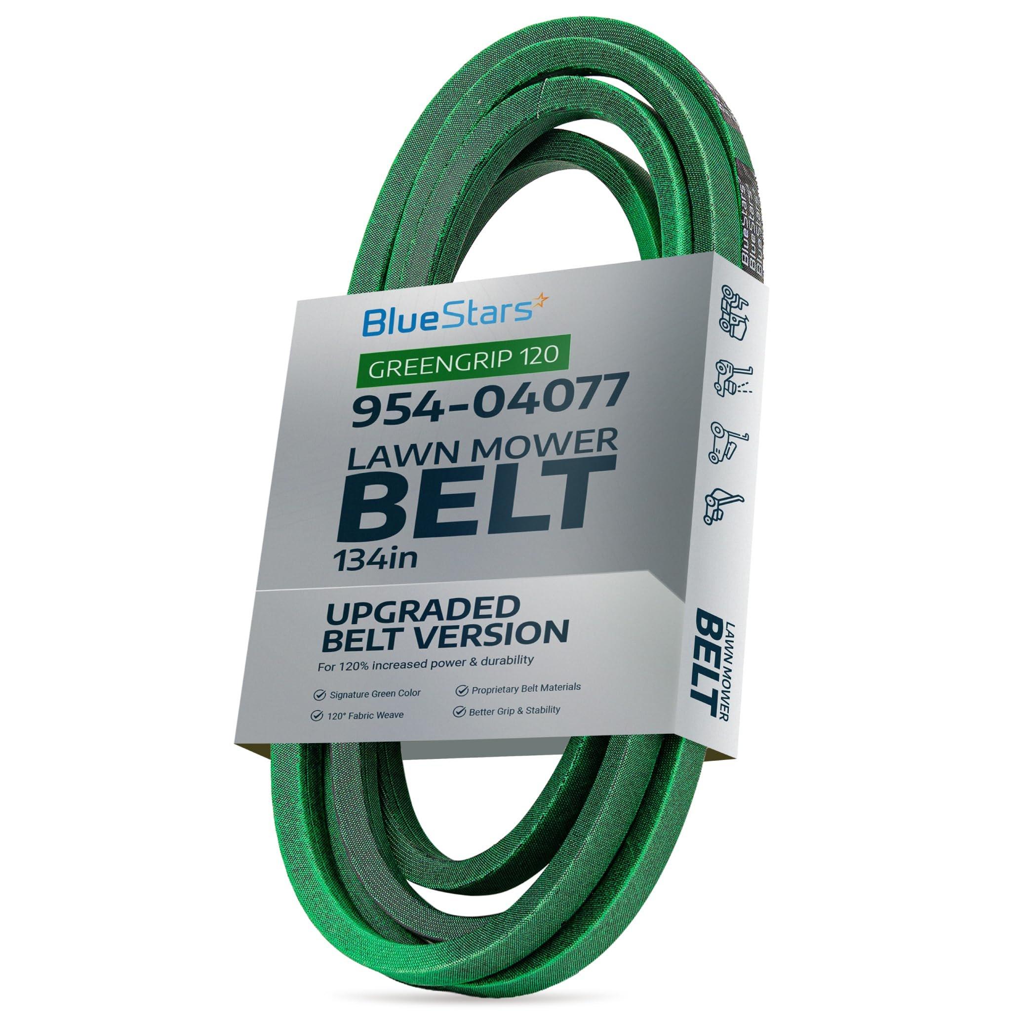 [Lifetime Warranty] [Upgraded Grip120] 954-04077A Deck Belt for 50 Inch Cub Cadet LT1050 XT1 LT50 Troy Bilt MTD Super Bronco XP50 Craftsman Lawn Mower - Replaces 954-04077 754-04077 | 5/8" x 134" image 0