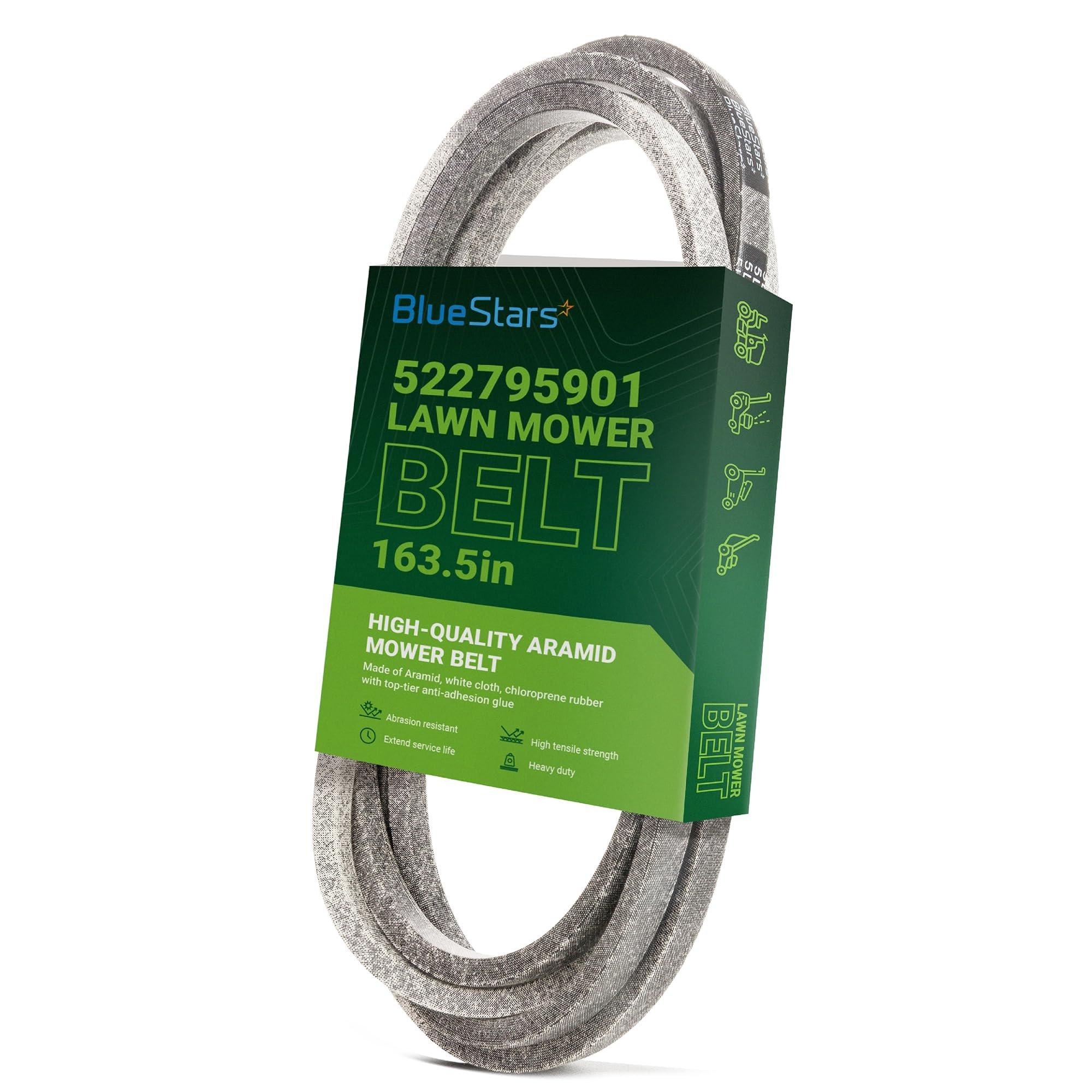 [Lifetime Warranty] 522795901 Deck Belt - Replacement for Husqvarna MZ61 LZ25 CD48 BZ27 Dixon Ultra 61 RedMax CZT61 967277502 967277502-01 967277501 - Replace 539104335 Lawn Mower | 5/8” x 163.5'' image 0